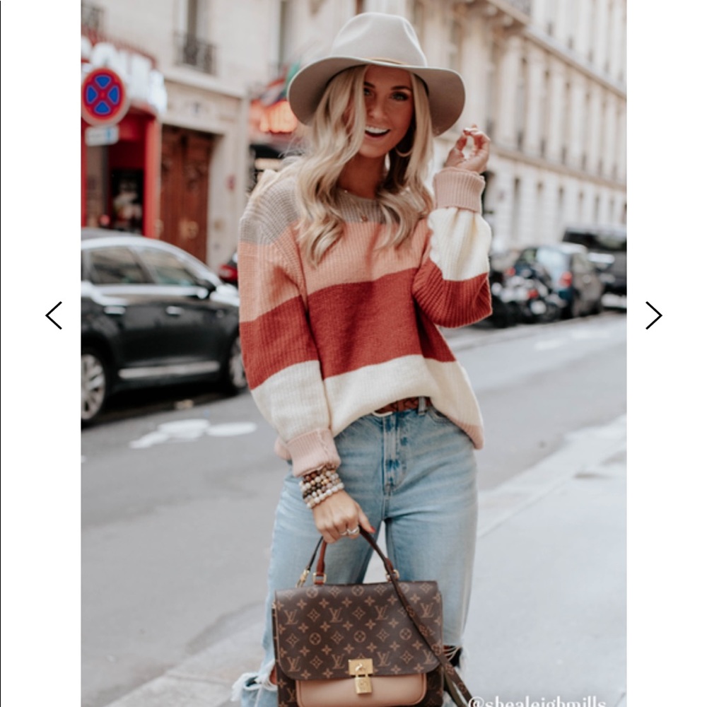 Amaryllis Clifton Colorblock Sweater